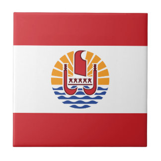 Carreau Drapeau de la Polynésie française