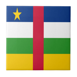 Carreau Drapeau de la République centrafricaine