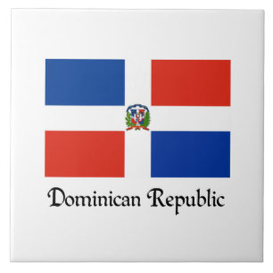 Carreau Drapeau de la République Dominicaine