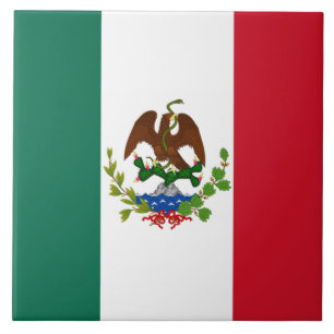 Carreau Drapeau de la République mexicaine : 1824-1835, Pè