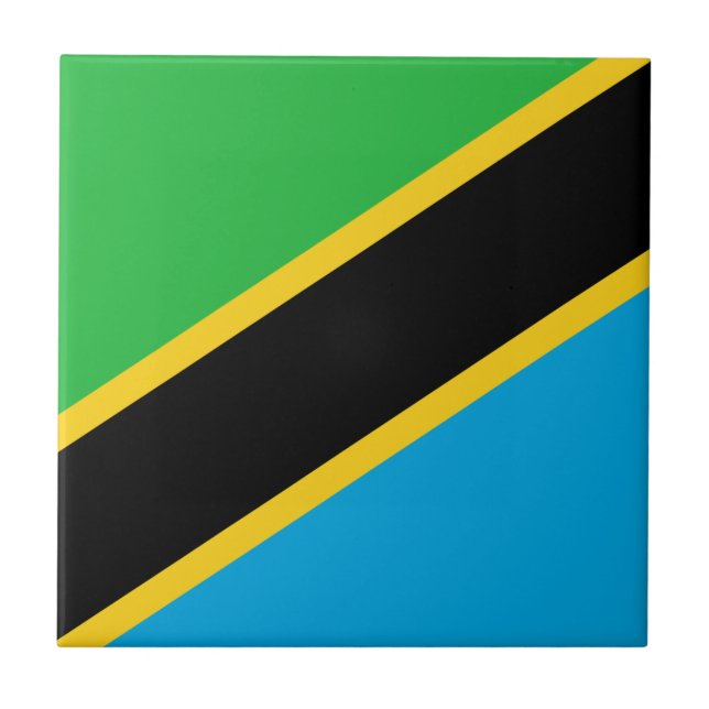 Carreau Drapeau de la Tanzanie (Devant)