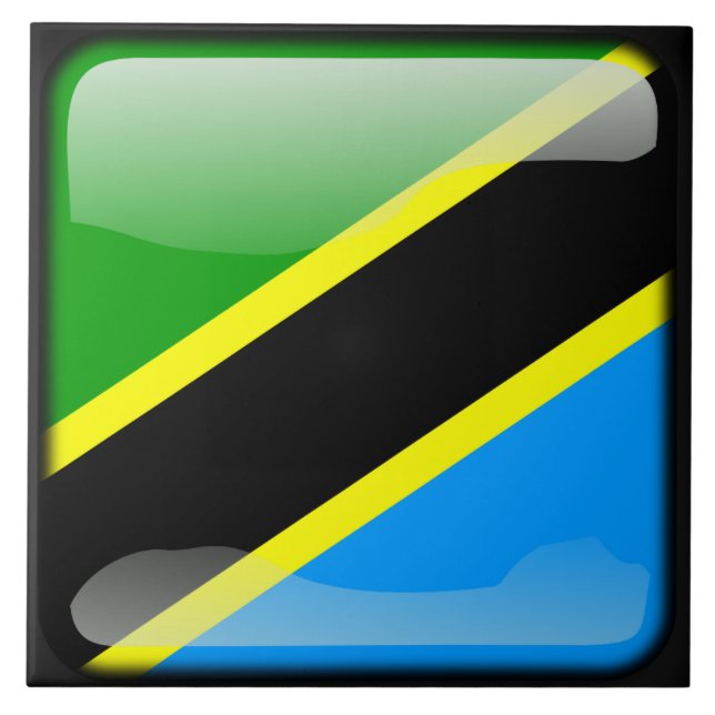 Carreau Drapeau de la Tanzanie (Devant)