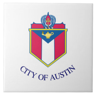 Carreau Drapeau de la ville d'Austin (Texas)