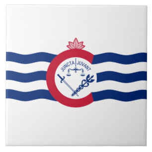 Carreau Drapeau de la ville de Cincinnati