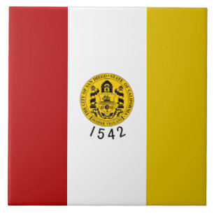 Carreau Drapeau de la ville de San Diego