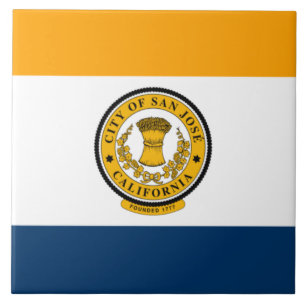 Carreau Drapeau de la ville de San José (Californie)