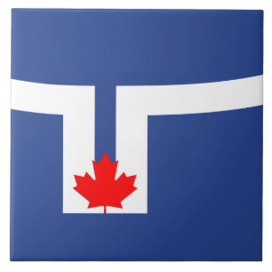 Carreau Drapeau de la ville de Toronto (Canada)