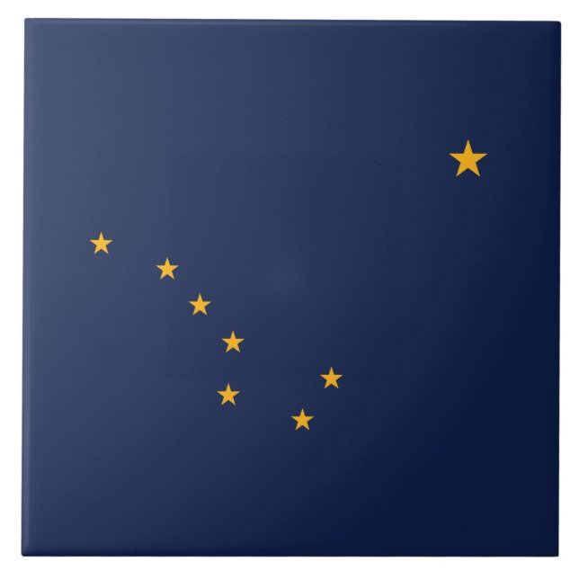 Carreau Drapeau de l'Alaska (Devant)