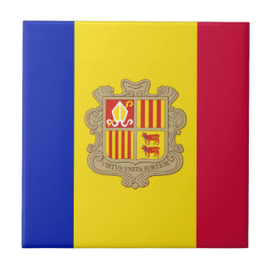Carreau Drapeau de l'Andorre