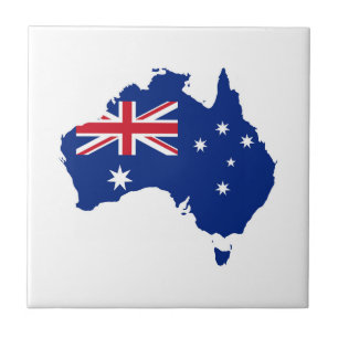 Carreau drapeau de l'Australie