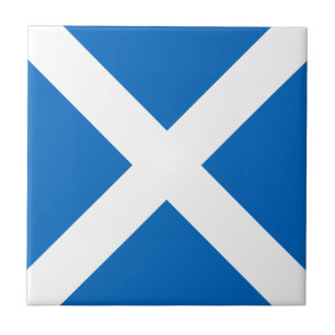 Carreau Drapeau de l'Ecosse - souvenir écossais de drapeau