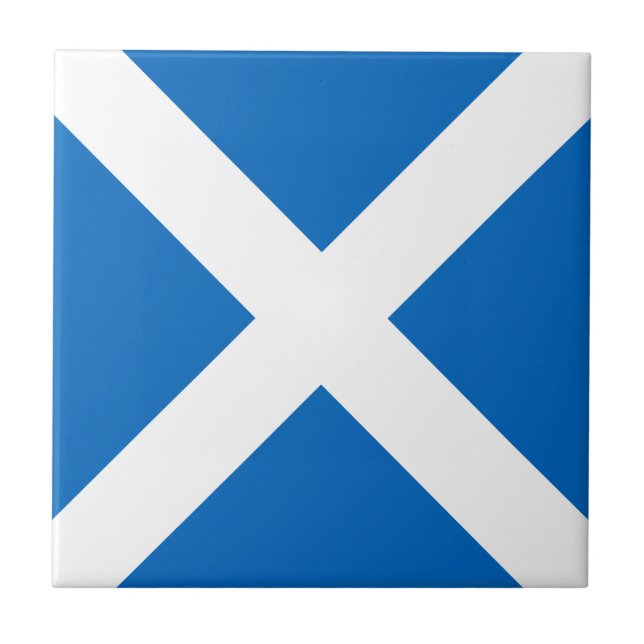 Carreau Drapeau de l'Ecosse - souvenir écossais de drapeau (Devant)