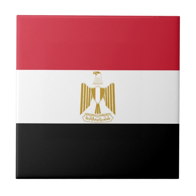 Carreau Drapeau de l'Égypte (Devant)