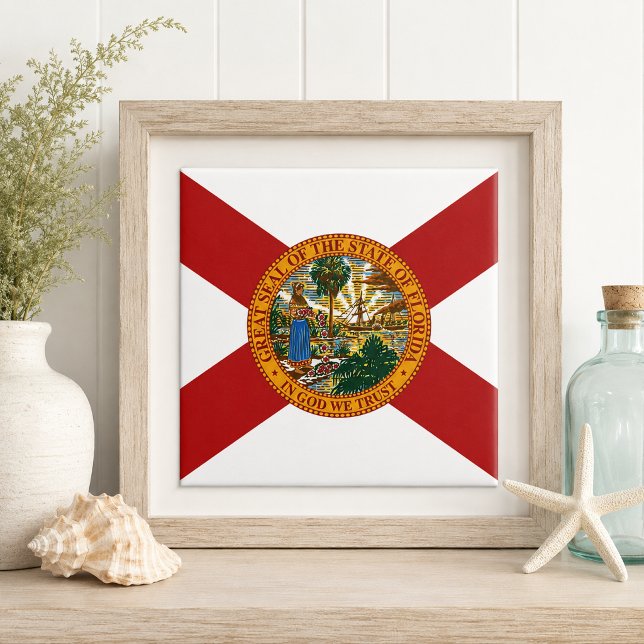 Carreau Drapeau de l'État de Floride (Florida State Flag Tile)