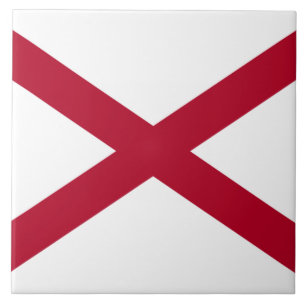 Carreau Drapeau de l'état de l'Alabama