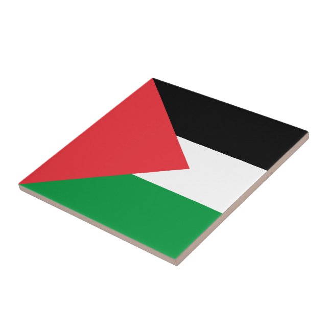 Carreau Drapeau de l'État de Palestine (Côté)