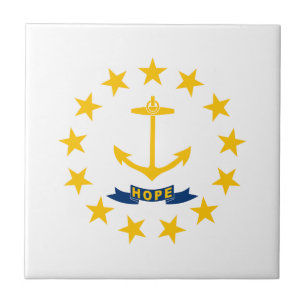 Carreau Drapeau de l'État de Rhode Island