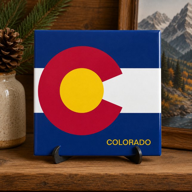 Carreau Drapeau de l'État du Colorado (Colorado State Flag Tile)