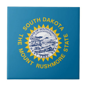 Carreau Drapeau de l'État du Dakota du Sud