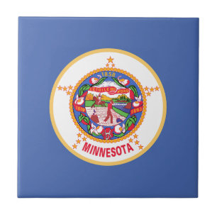 Carreau Drapeau de l'État du Minnesota