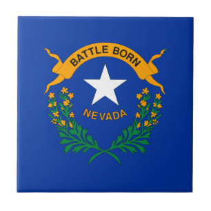 Carreau Drapeau de l'État du Nevada