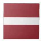 Carreau Drapeau de Lettonie Carrelage céramique<br><div class="desc">Drapeau de Lettonie Carrelage céramique</div>
