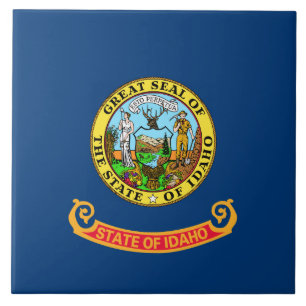 Carreau Drapeau de l'Idaho
