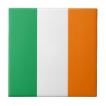 Carreau Drapeau de l'Irlande<br><div class="desc">Le pays "Drapeau de l'Irlande" avec un tricolore vertical de vert,  blanc et orange.</div>