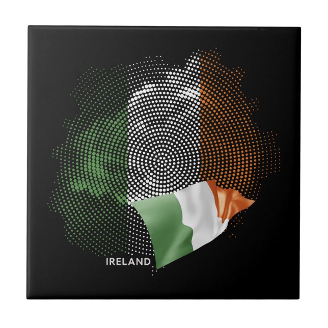 Carreau Drapeau de l'Irlande (Devant)