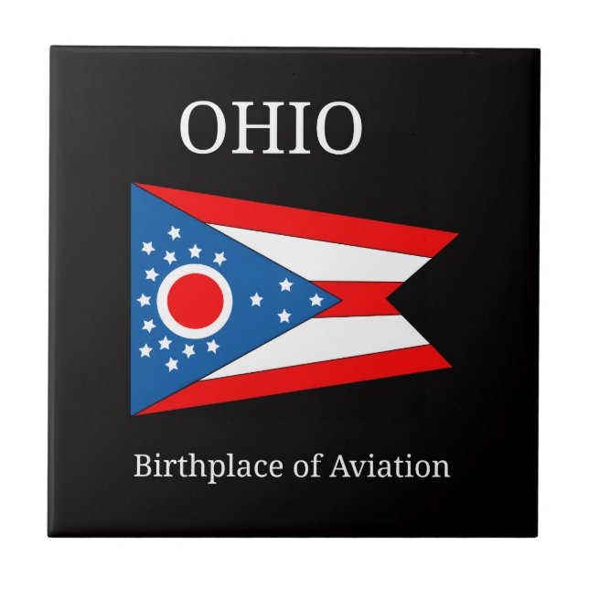 Carreau Drapeau de l'Ohio (Devant)