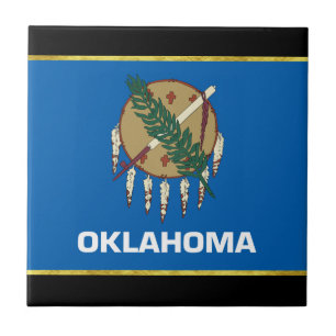 Carreau Drapeau de l'Oklahoma