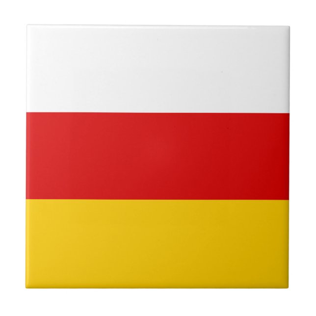 Carreau Drapeau de l'Ossétie du Sud (Devant)