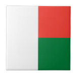 Carreau Drapeau de Madagascar<br><div class="desc">Drapeau patriotique de Madagascar.</div>