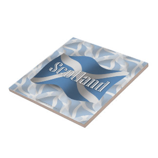 Carreau Drapeau de ondulation de l'Ecosse