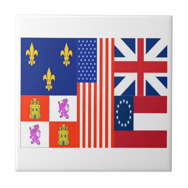 Carreau Drapeau de Pensacola (Devant)
