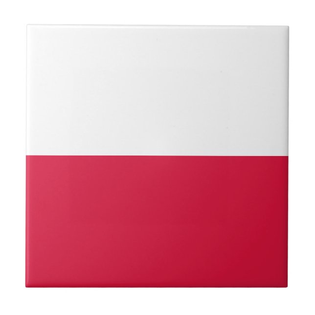 Carreau Drapeau de Pologne Carrelage en céramique (Devant)