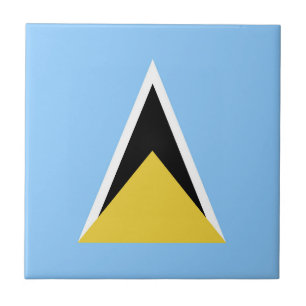 Carreau Drapeau de Sainte-Lucie