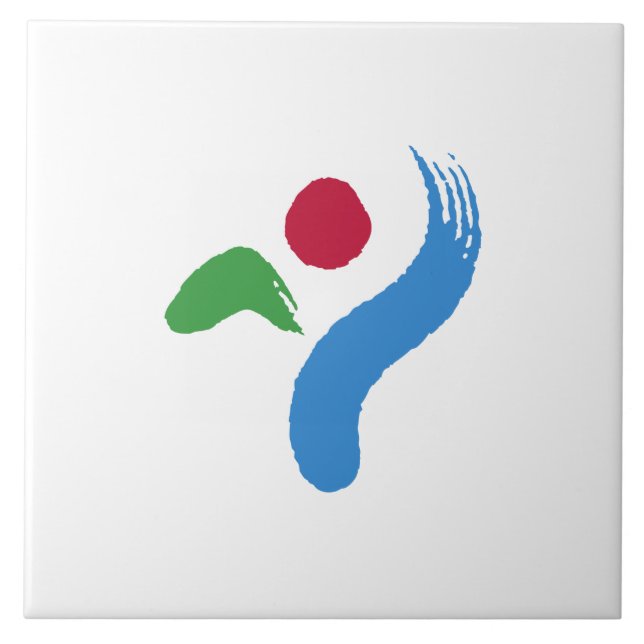 Carreau Drapeau de Séoul (Corée du Sud) (Devant)