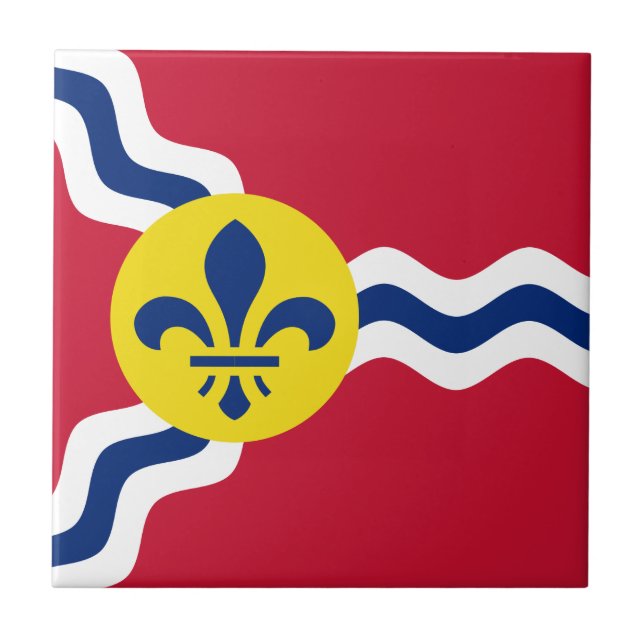 Carreau Drapeau de St. Louis, Missouri (Devant)