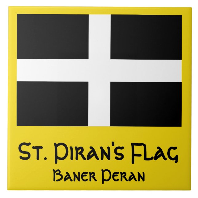 Carreau Drapeau de St Piran (Devant)