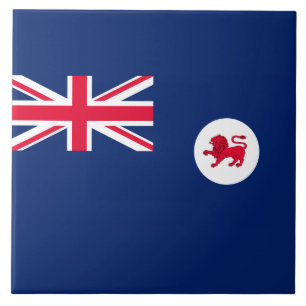 Carreau Drapeau de Tasmanie (Tasmanie) (État australien)