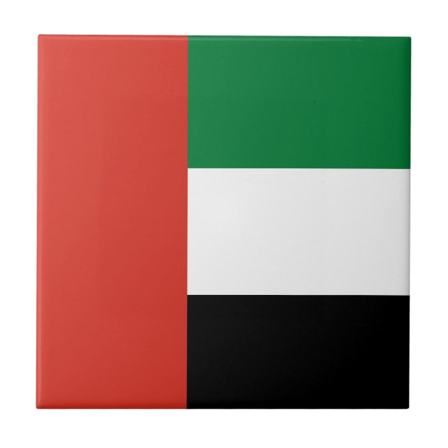 Carreau Drapeau des Émirats arabes unis (Devant)