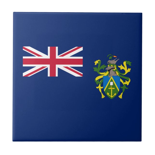 Carreau Drapeau des îles Pitcairn (Devant)