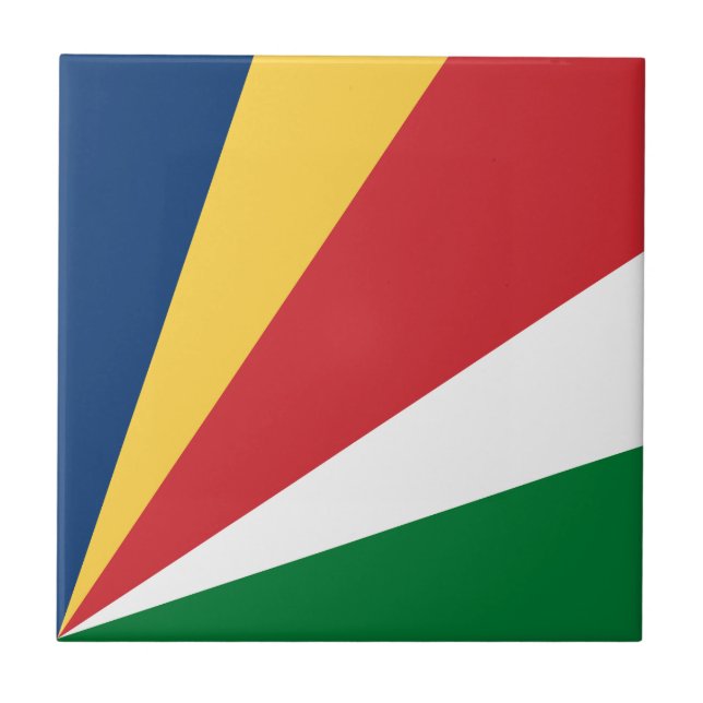 Carreau Drapeau des Seychelles (Devant)