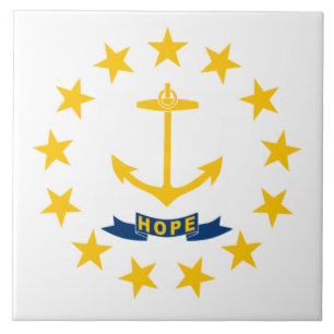 Carreau Drapeau d'État de Rhode Island