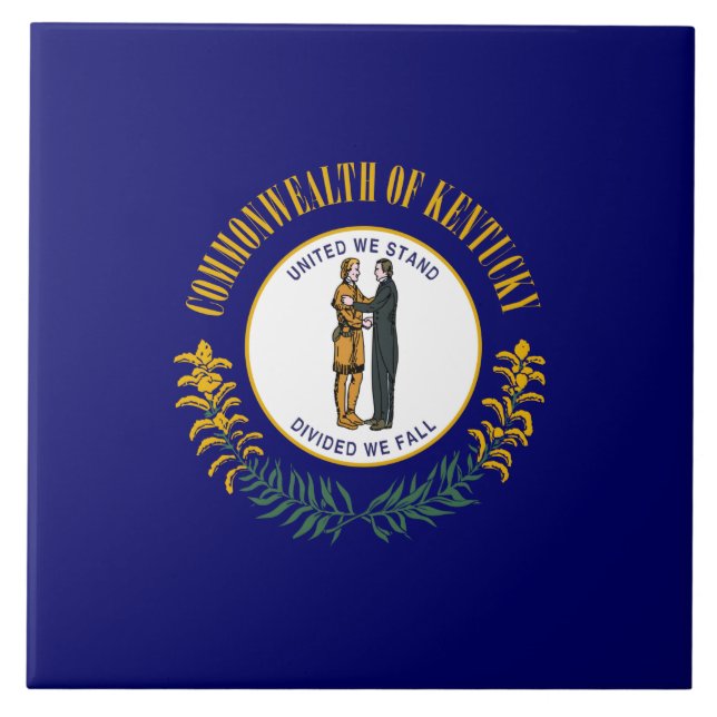 Carreau Drapeau d'État du Kentucky (Devant)