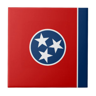 Carreau Drapeau d'état du Tennessee
