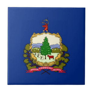 Carreau Drapeau d'état du Vermont