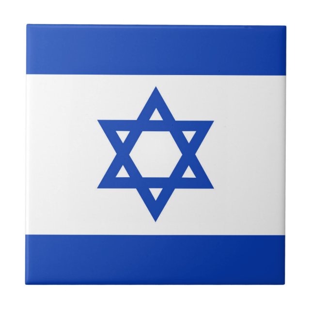 Carreau Drapeau d'Israël (Devant)