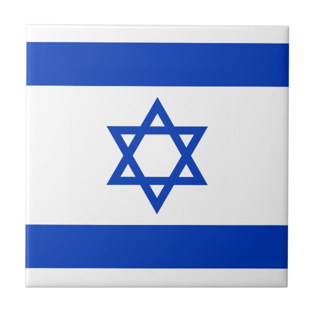 Carreau Drapeau d'Israël (Devant)